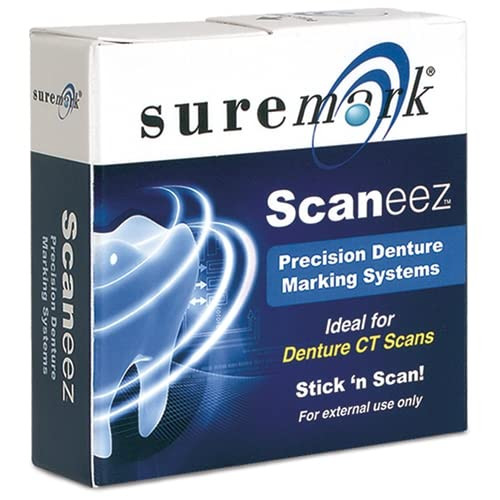 Scaneez DentureMark Cone Beam Markers - Starter Pack (2 of Each Label DM-1 Thru DM-7)