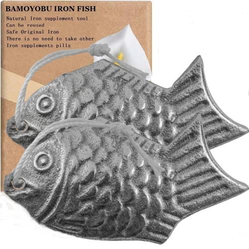 Iron Fish 2-Pack Add Natural originalIron to Food & Water Perfect for Vegans, Athletes, Pregnant Women & Kids Fight Anemia & Iron Deficiency Safely Gift Loved Ones