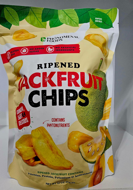 Jackfruit Chips, Gluten-Free, No Added Sugar, 13 oz, Contains Phytonutrients