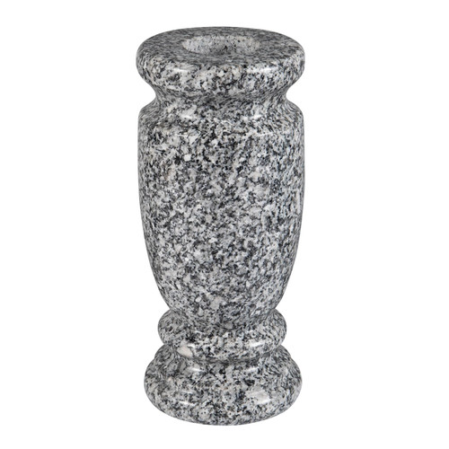 Afvarir Granite Cemetery Vase for Grave Markers,Heavy Headstone Memorial Flower Holder Decorations.