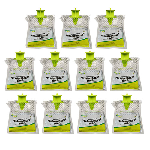 RESCUE! Disposable Yellowjacket Trap - Mountain & Pacific Formula - 11 Traps