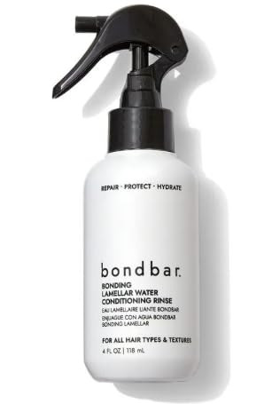 Bondbar Lamellar Water Rinse, Lightweight formula, adds smoothness and hydration, helps to reduce frizz, 4 Fl Oz