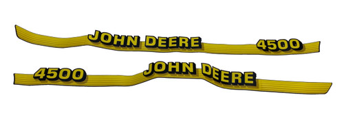 John Deere 4500 Hood Decals fit 4500 Compact Tractor M135382, M135383