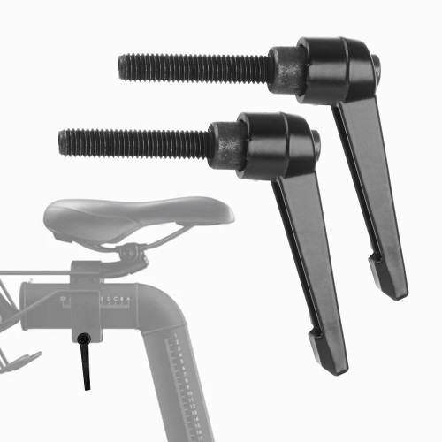 LRWZOV Sturdy Alloy Handles for Peloton Bike, Suitable for Peloton Seat Horizontal Slider Adjustment (2 Packs)