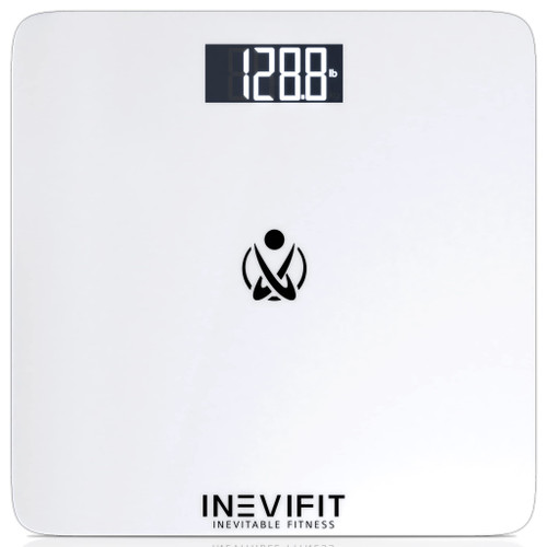 INEVIFIT Bathroom Scale, Highly Accurate Digital Bathroom Body Scale, Measures Weight up to 400 lbs. Includes Batteries-1763102706