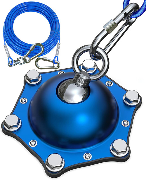 TOPKNOT Dog Tie Out Cable and Stake,(up to 200lbs) 360°Swivel Dog Run- No Tangle,with 30FT Heavy Duty Tie Out Cable for Dogs,Runner for Yard,Ideal for Outdoor Camping