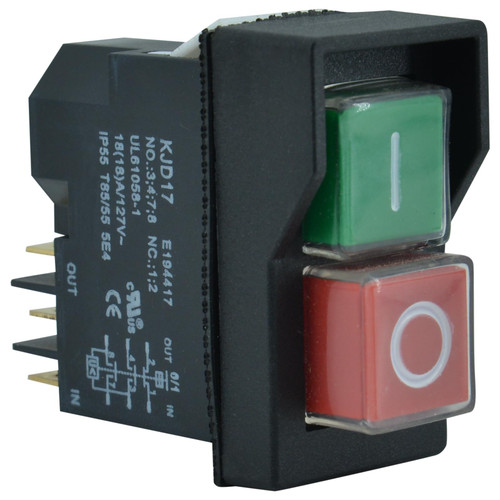 ALTBET Push Button Switch Compatible with DKLD LDZ-6-4 6-pin 18A 127V T85/55 5E4 IP55