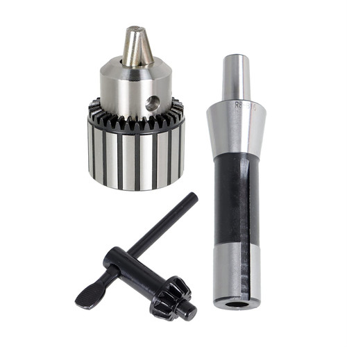 1-32" - 1/2" Drill Chuck, R8-B16 Super Heavy Duty Drill Press Chuck with K32 Chuck Key (1-13MM)