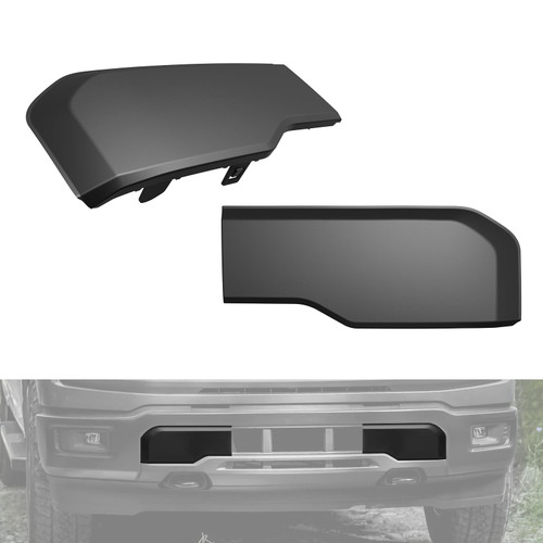 XUTVOTOR Front Bumper Guards Pads for Ford F150 2024 2025, Front Left Driver & Right Passenger Side Bumper Guard Pad Cap Inserts End Cover for Ford F150 2024 2025 Accessories