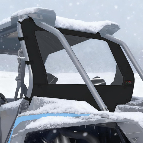 StarknightMT RZR Rear Soft Window Compatible with Polaris RZR XP 1000/4 1000/XP TURBO /XP 4 TURBO RZR Back Windshield RZR Accessories Back Dust Panel