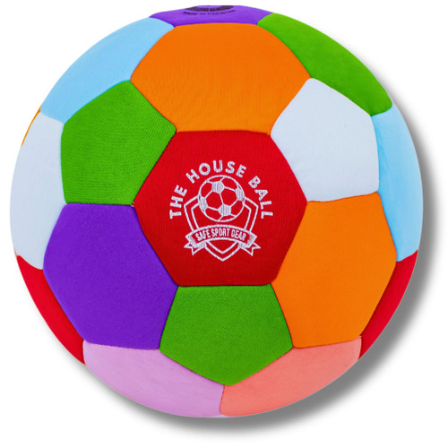 The House Ball - The Original Soft and Safe Indoor Soccer Ball Size 4 - Created for Inside Your Home and Yard - Won't Scuff Your Walls - Realistic Feel and Weight with a Shock Absorbing Exterior