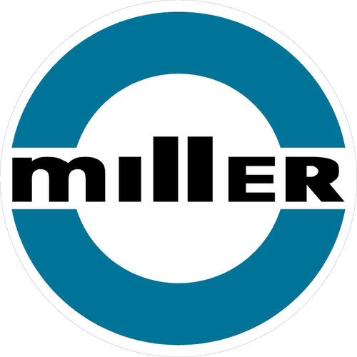 2 Pack Vinyl Sticker Decal Miller Welder 1980 Vinyl Decal, 2 in. x 2 in.