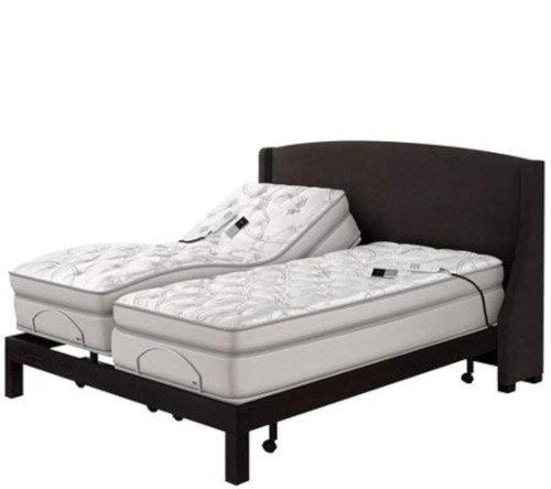 Royal Bliss Split California King Sheet Set - 1900 Ultra-Soft Microfiber Split Cal King Bed Sheets -Double Brushed -Deep Pockets - Easy Fit - 5 Piece Set -Bed Sheets (Split Cal King, Dark Gray)