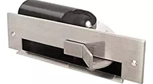 AutoDust Automatic Dustpan Sweep Inlet with Low Profile Fitting (Stainless Steele)