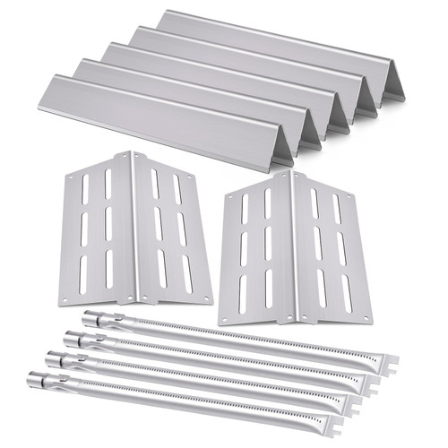 Cozilar Grill Burners Grill Flavorizer Bars for Weber Genesis Grill Parts E-310, E-320, E-330, Genesis S-310, S-320, S-330, 300 Series, 7620 7621 7622 BBQ Gas Grill Replacement Heat Deflectors 17”