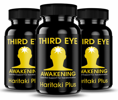Third Eye Awakening - Organic Haritaki Capsules- Kailash Herbals-100 Capsules- 650 mg Each-Terminalia chebula- Vegan