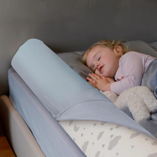 ComfyBumpy Bed Rail for Toddlers | Toddler Bed Rails with Washable Cover - Kids Foam Bed Rail Guard - Bed Barrier for Twin, King, Queen Bed [1-Pack]