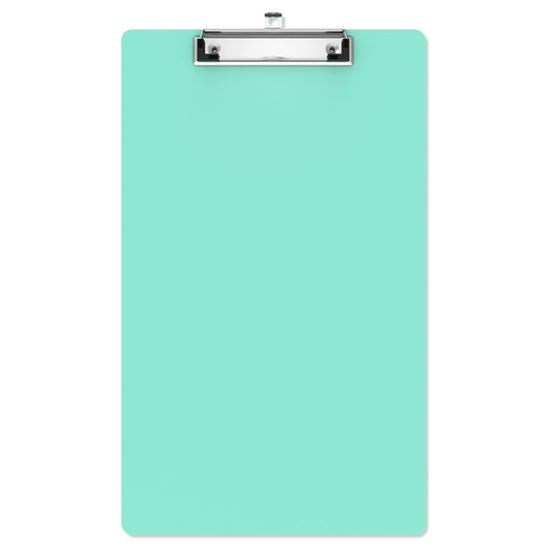 Macroclo Legal Size Clipboard, Teal 8.5 x 14 Clip Boards for Lawers, Low Profile Clip, Writing Board, Size 9 x 15 in, Office & School Supply