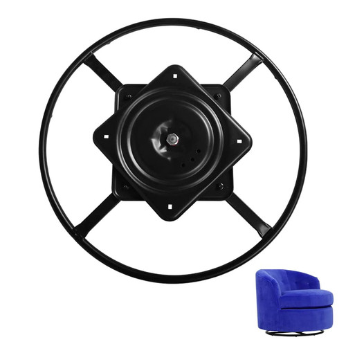 Skuehod 24 Inch Heavy Duty Recliner Chair Swivel Ring Base Kit with 10 inch Swivel Plate, Chair Replacement Parts Bottom Mechanism