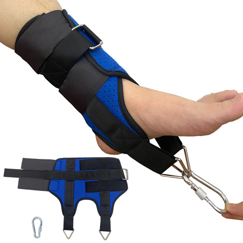 bibahala Home Ankle Fracture Traction Belt 1pcs Rehabilitation Equipment for Injury Recovery Calf Fracture Traction Machine Lace Up Achilles Tendonitis Brace Kit Sprained Support