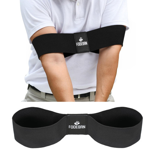 FODESAN Golf Swing Training Aid – Swing Correcting Arm Band – Swing Trainer for Muscle Memory & Connection – Golf Trainer for Right & Left-Handed Players