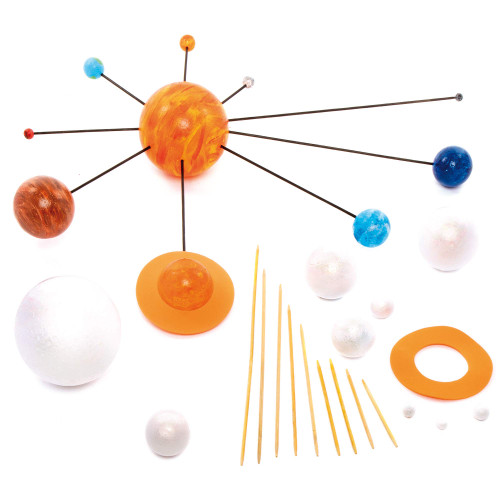Baker Ross EV8302 Solar System Pack of 2, Make Your Own Planet Model Crafts for Kids Science Projects, Building and Painting Kits for Boys and Girls, White, Assorted, 2 Count Baker Ross EV8302 Solar System Pack of 2, Make Your Own Planet Model Crafts for Kids Science Projects, Building and Painting Kits for Boys and Girls, White, Assorted, 2 Count
