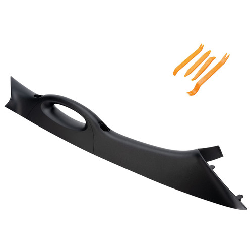 Gagsu A Pillar Interior Trim Handle Right Passenger Side Compatible with Ford F150 F-150 Lincoln Mark LT, A Pillar Grab Handle Assist Panel 4L3Z-1503598-AAA (Right Passenger Side Black)