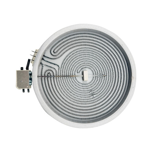 GEIparts 2512343818, 2512343816 Dual Radiant Element 9'' Replacement Parts Radiant Surface Element Compatible with Electric Range 130/3100W 240V 191D5129P005 164D3871P001