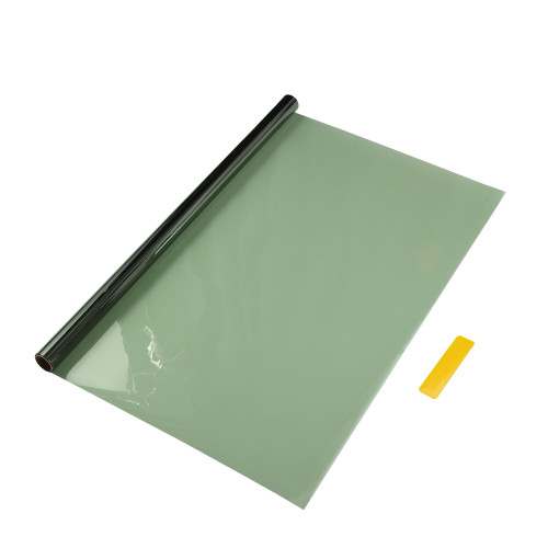 Hihaha Car Window Tint Film Window Privacy Film Car Nano Ceramic PET 9.84 ft x 19.69 Inch 1 Pc Green VLT 50% IRR 60% UVR 99%