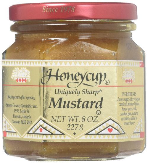 Honeycup Mustard - 8 Ounces - 3 pack
