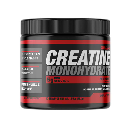 ATHLEAN-X X-CREATINE Pure Micronized Creatine Monohydrate Powder - Supports Muscle Strength, Power, and Recovery - Gluten-Free, Non-GMO, Performance Enhancing Supplement (30 Servings)