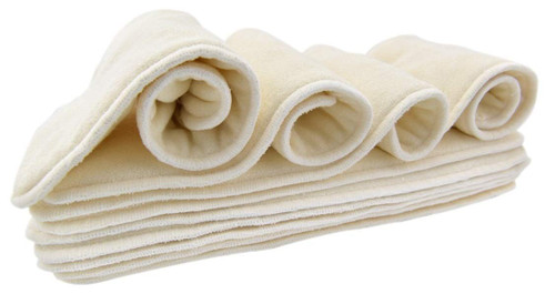 Nora's Nursery Baby Cloth Pocket Diapers Inserts 10 Pack