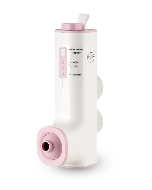 KokoSelene Rechargeable Bath Jets for Tub, Portable Jet Spa for Bathtub, Creates Soothing Bubbles and Massage for Relaxing Daily Use at Home (White-Pink)