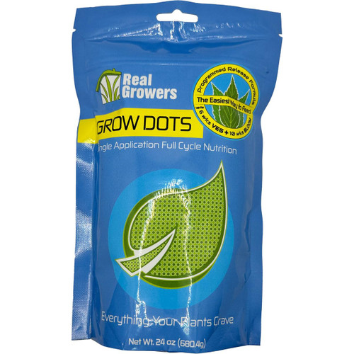 Grow Dots Plant Food, Single-Application, Programmed-Release Plant Nutrient Fertilizer (24oz)