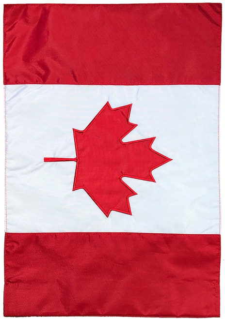 Briarwood Lane Canada Applique & Embroidered House Flag Nationality 28" x 40"