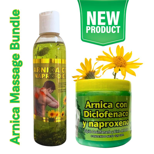 The Ultimate Viral Massage Dream Team - Arnica Ointment 125G (4.4 Oz) + Arnica M