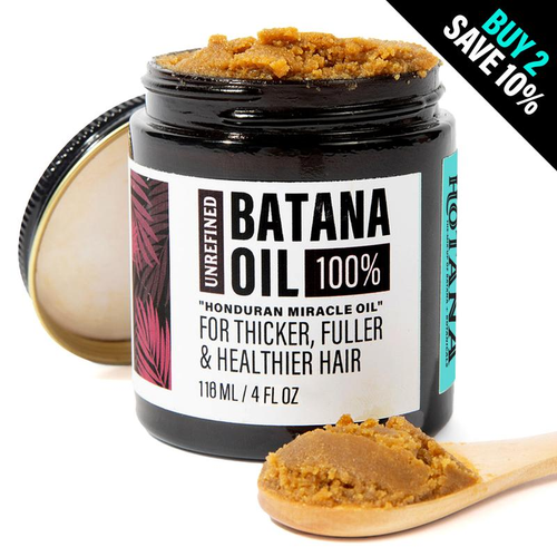 Hotana 100% Unrefined Batana Oil from Honduras – Fuller, Thicker Hair for Women