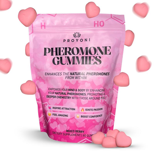 Proyoni Pheromone Gummies - Enhances Your Natural Pheromones from within - 60 Co