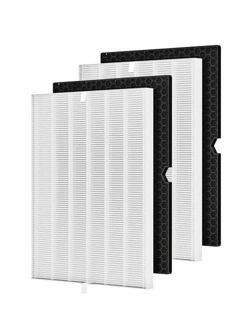Future Way 2-Set 5500-2 Air Purifier Replacement Filter for Winix 5500-2, H13 True HEPA Filter & Activated Carbon Filter Kit, Replace 116130 Filter H Future Way 2-Set 5500-2 Air Purifier Replacement Filter for Winix 5500-2, H13 True HEPA Filter & Activated Carbon Filter Kit, Replace 116130 Filter H