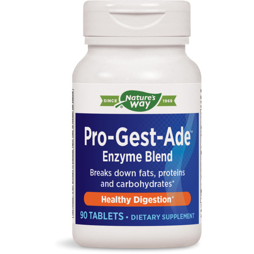 Nature's Way Pro-Gest-Ade Enzyme Blend, Supports Healthy Digestion*, 90 Tablets