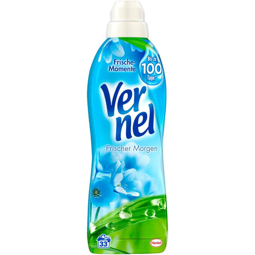 Vernel Concentrated Fabric Softener Fresh Morning(formally BlueSky) - 1L (appr 28 Loads)
