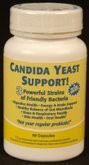 Candida Yeast Support, 3 Powerful Bacteria Strains 60 Veggie Capsules
