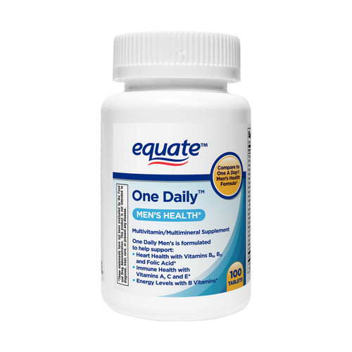 Equate - One Daily Multivitamin, Men's Health Formula, 100 Tablets