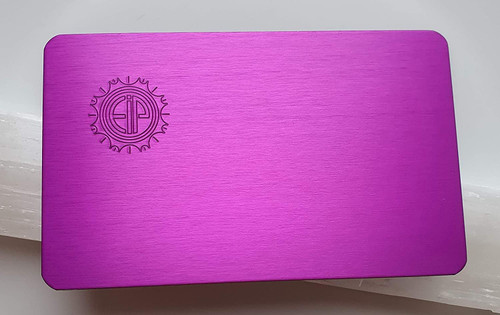 EIP Original Nikola Tesla Positive Energy Purple Plate Small