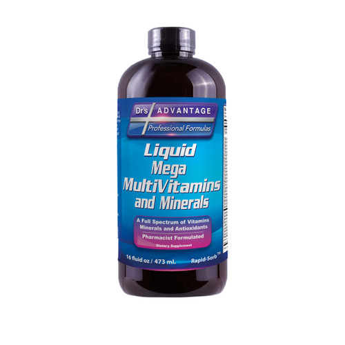 Drs Advantage - Liquid Mega MultiVitamins & Minerals 16oz. [Health and Beauty]