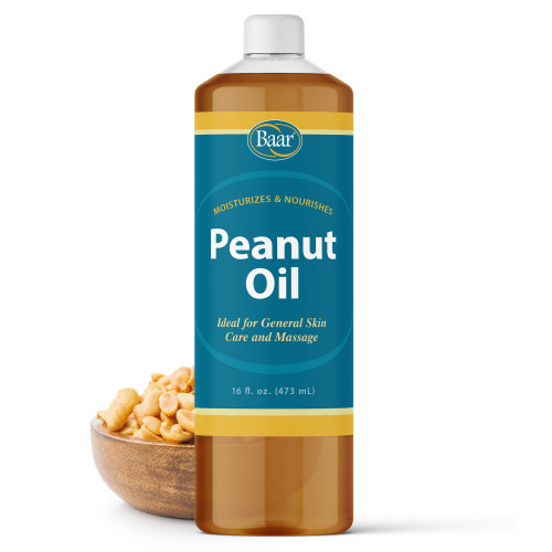 Baar Expeller, Cold Pressed Peanut Oil from Roasted Peanuts Grown in The United States - Kosher - GMO and Solvent Free (16 Ounces)