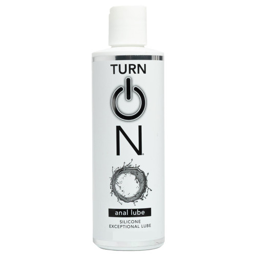 Turn On Silicone-Based Anal Personal Lubricant | Long-Lasting Glide for Backdoor Comfort, Condom Safe Lube for Men, Women & Couples, 12 fl oz