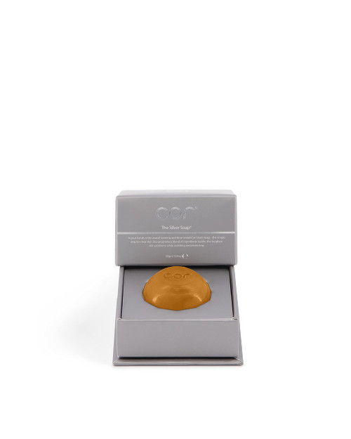 Cor Colloidal Silver Soap Bar, Simple Face Soap for Hydrating and Deep Cleansing, Natural Soap Bar with Colloidal Silver for Gentle Skin Care