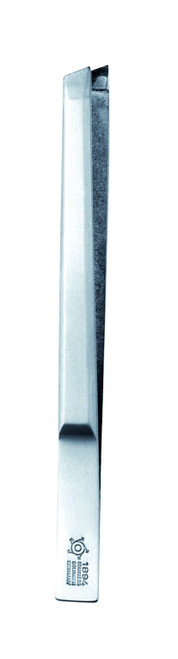 Pfeilring Tweezers, inclined, 8 cm, stainless steel