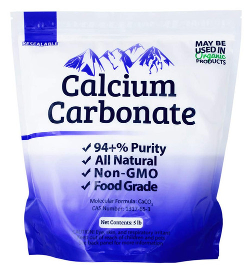 10 lb Food Grade 97+% Calcium Carbonate from Ground Limestone